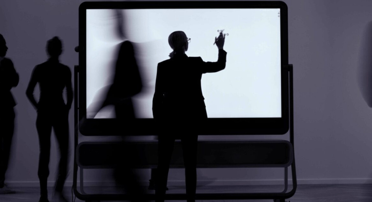 Man standing in front of cannyboard